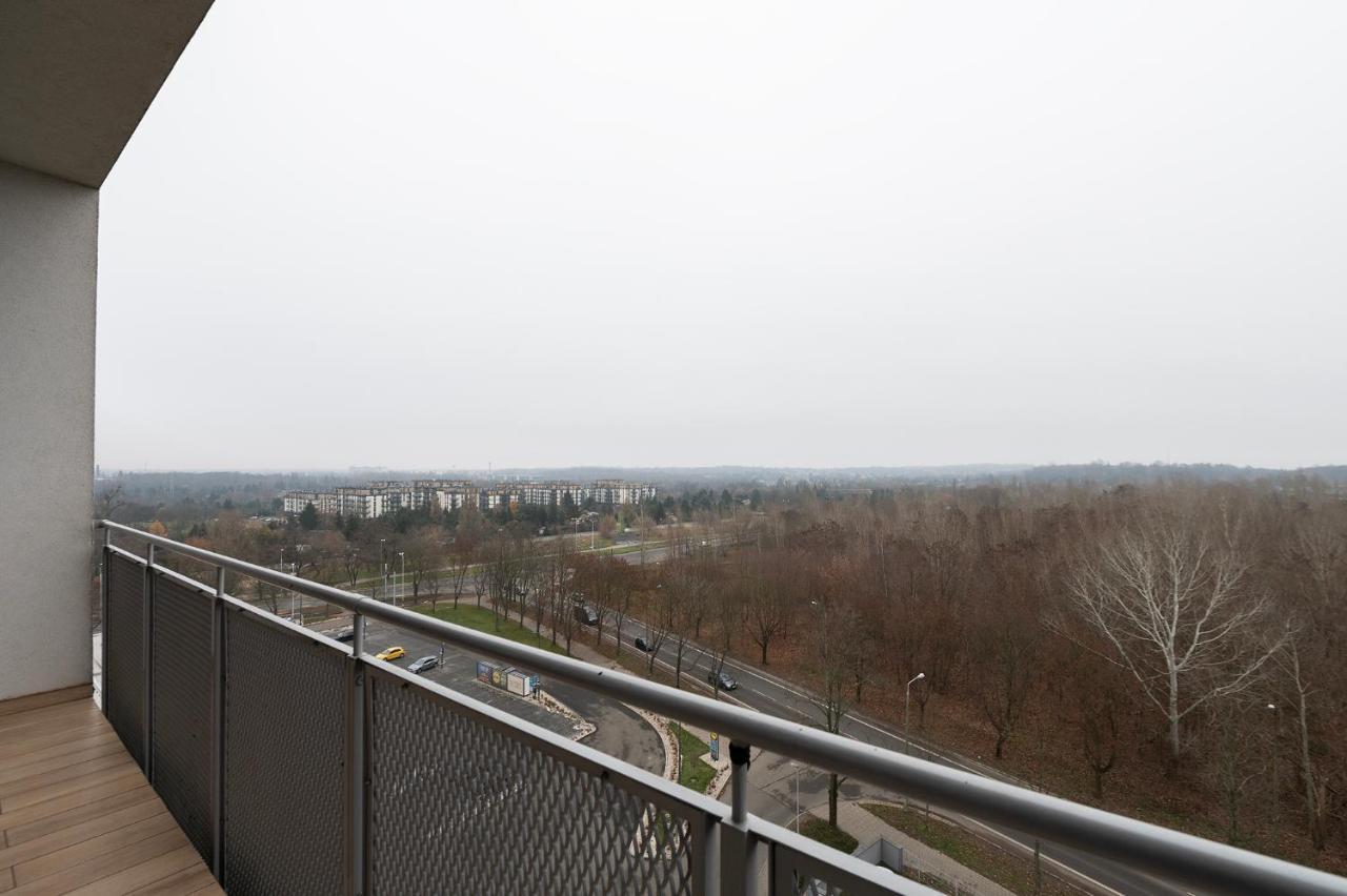 Penthouse With A View Of Lodz & Free Parking Appartement Buitenkant foto