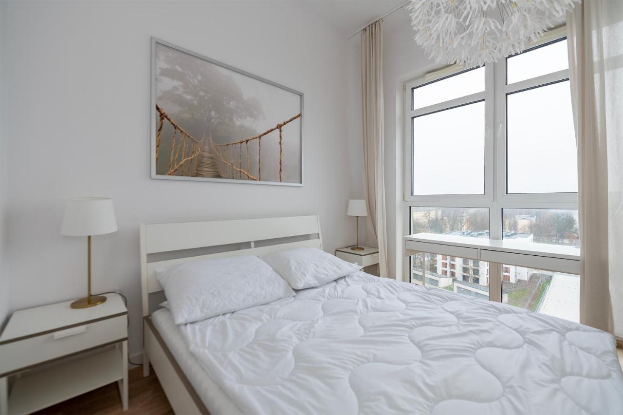 Penthouse With A View Of Lodz & Free Parking Appartement Buitenkant foto